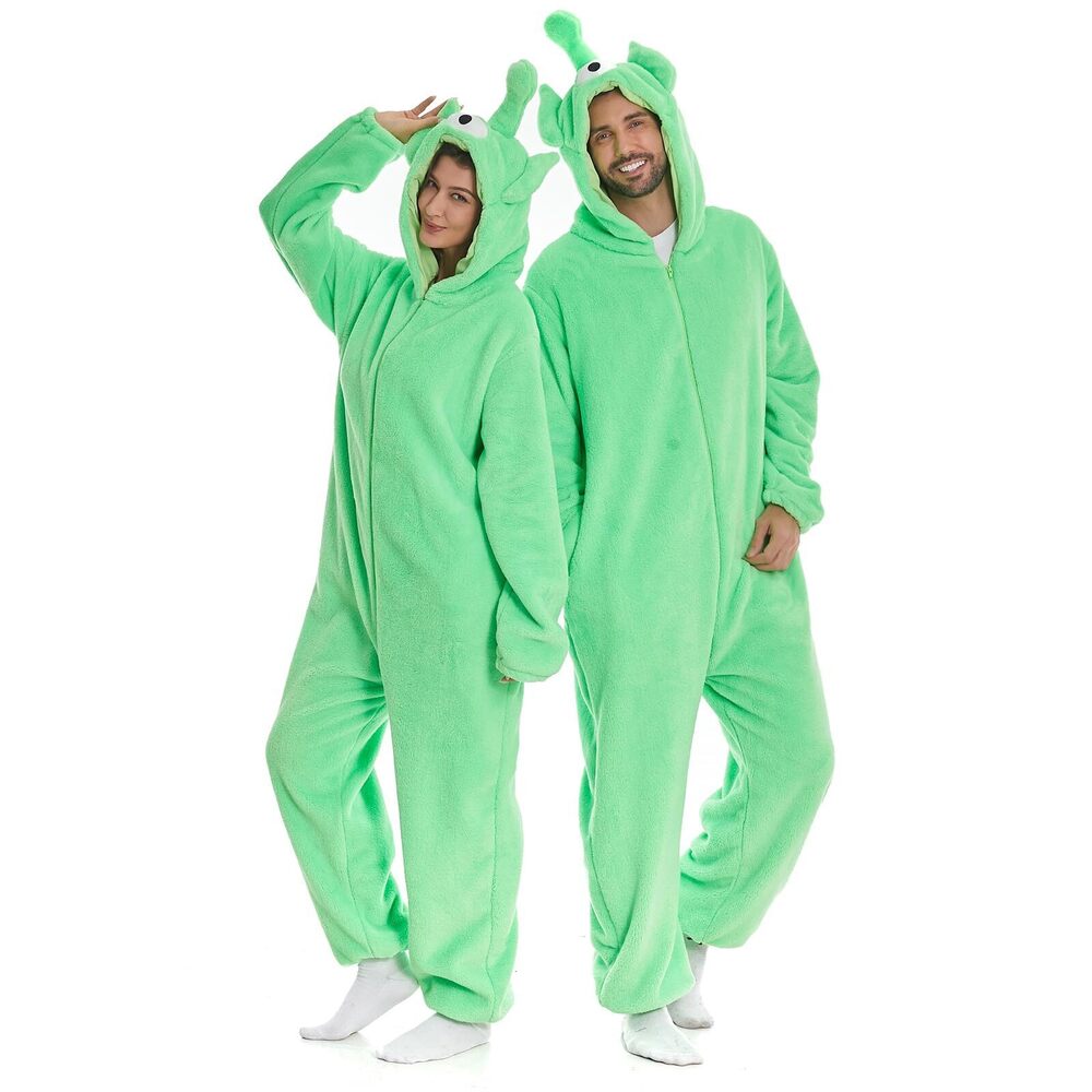 3092 Alien Onesie Adult, Outer Space Costume Pajamas Teen , Alien Blanket